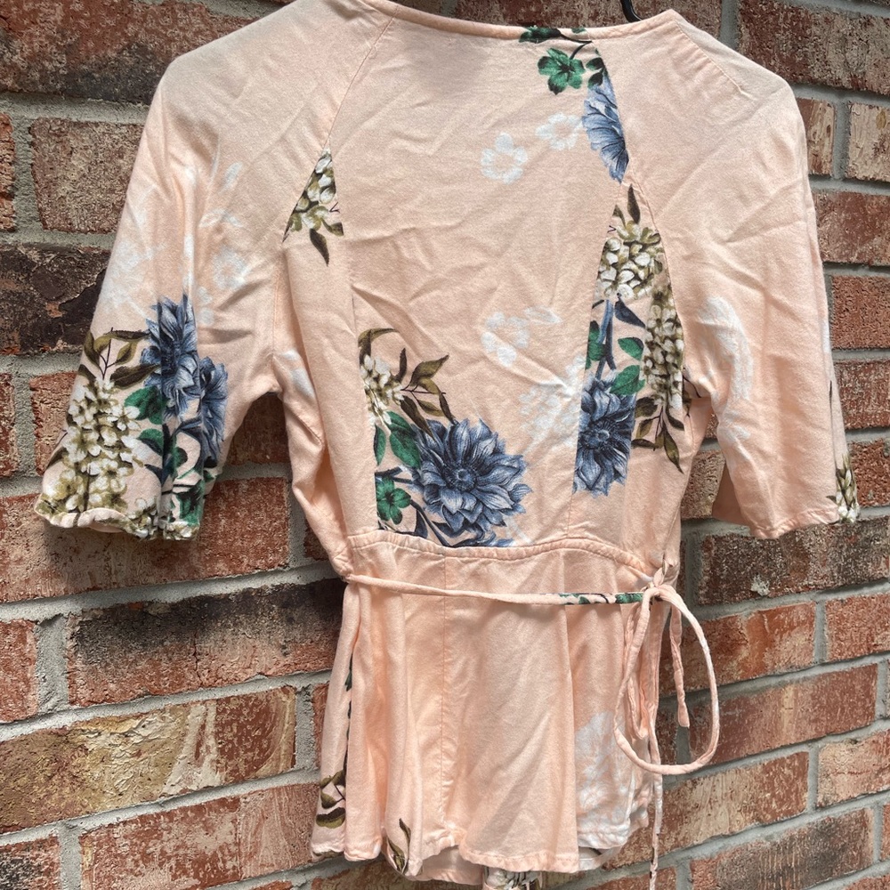Dex Pink Wrap Top - Picture 3 of 5